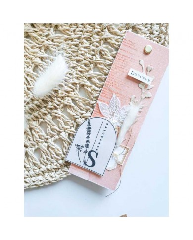 Sello de madera y caucho escrituras lorilegesdesign G223011