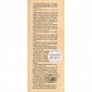 Sello de madera y caucho escrituras lorilegesdesign G223011