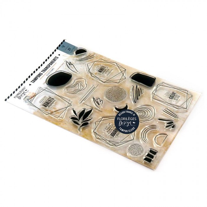 Set de Sellos abstractos lorilegesdesign FDCL320005