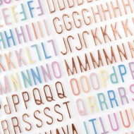 American Crafts Rainbow Avenue Thickers Stickers 224/Pkg