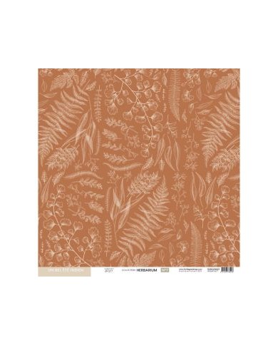 Colección de papeles decscrapbooking Herbarium Florilèges Design 30x30cm FDPI223009