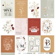 Colección de papeles decscrapbooking Herbarium Florilèges Design 30x30cm FDPI223009
