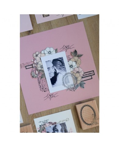 Die cuts calque LA VIE EN ROSE florilegesdesign  FDDC124002