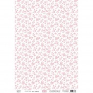 Papel de Calco con diseño A4 LA VIE EN ROSE 3 florilegesdesign FDPC124003