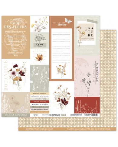 Papel HERBARIUM 5 florilegesdesign FDPI223005