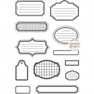Set de Sellos etiquetas Herbarium Florilegesdesign FDCL223003