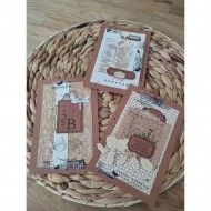 Set de Sellos etiquetas Herbarium Florilegesdesign FDCL223003