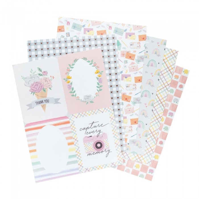 American Crafts Single-Sided Paper Pad 6"X8" 36/Pkg