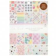 American Crafts Single-Sided Paper Pad 6"X8" 36/Pkg