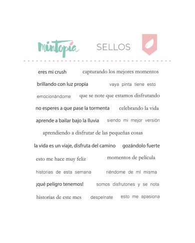 Sello Frases para alfabeto Documenta Eres mi crush SEMT000221