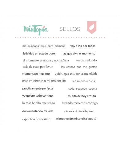 Sello Frases para alfabeto Documenta voy a ir a por todas SEMT000222