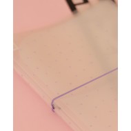 Carpeta de almacenamiento Kimidori Colors A4 Puntos Lila ORKM000057