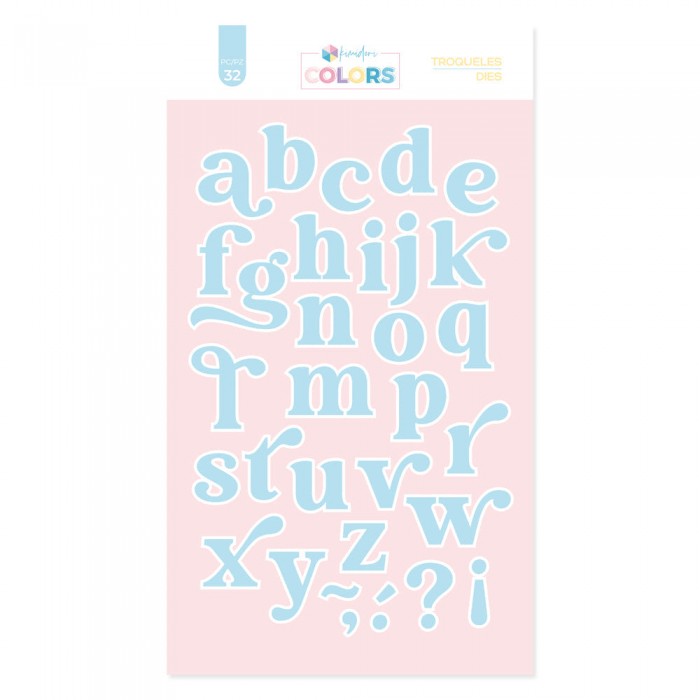 Troqueles Kimidori Colors Alfabeto Minúsculas Creative TQKM000104