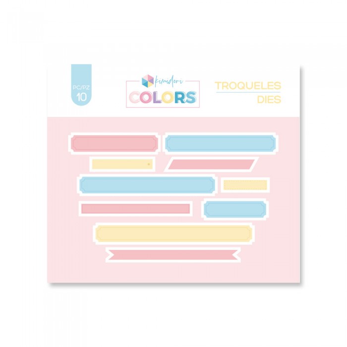 Troquel Kimidori Colors Etiquetas variadas TQKM000114