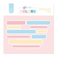 Troquel Kimidori Colors Etiquetas frases TQKM000101