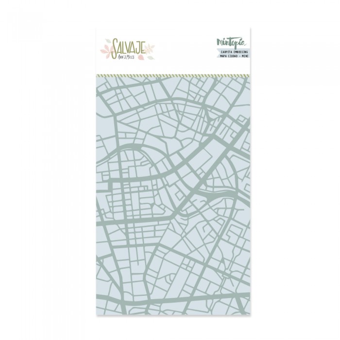 Carpeta de embossing mini 3"x5" Plano SALVAJE VVMT024024