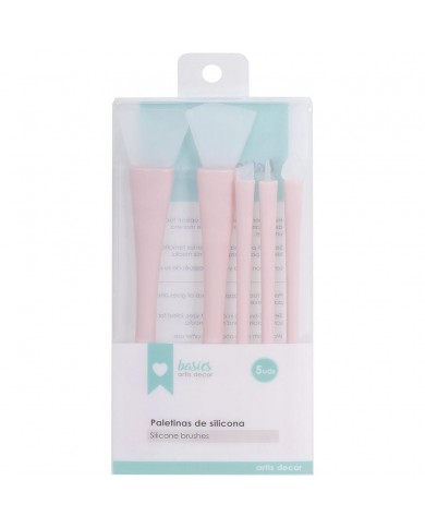 Set de Paletinas de silicona Artis Decor Rosa HRDM000147