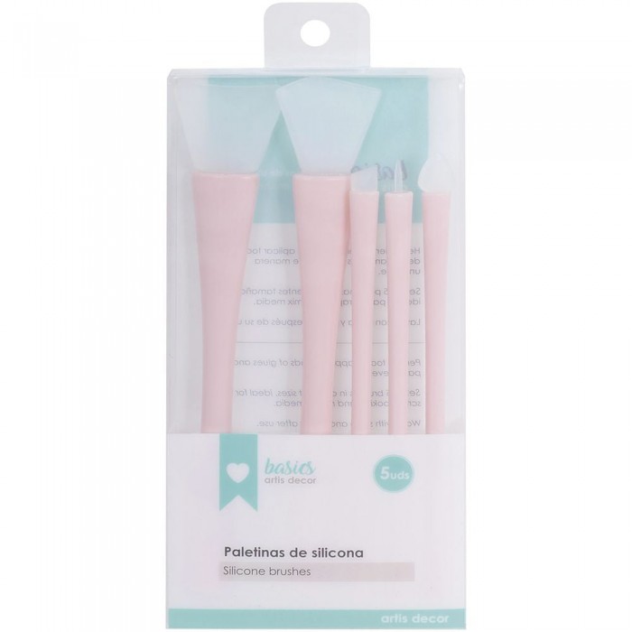 Set de Paletinas de silicona Artis Decor Rosa HRDM000147