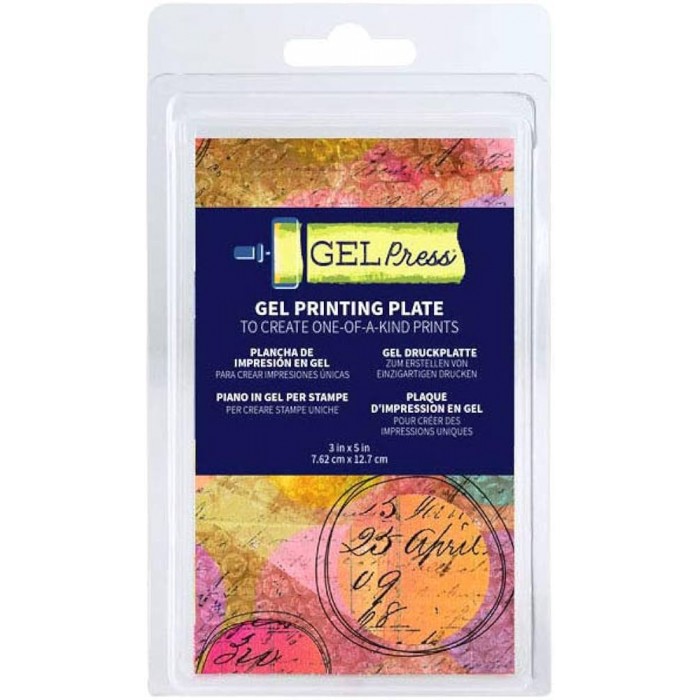 Gel Press Plate 8x13 cmts