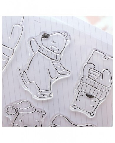 Set de sellos AriDad para usar en agenda Ositos