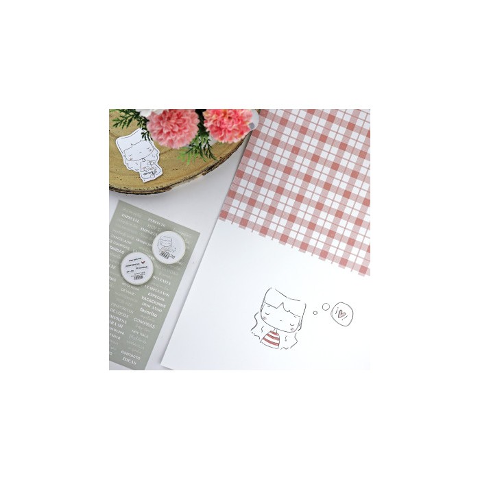 Papel laminado Yo Optimista 32x45 cm aluacid
