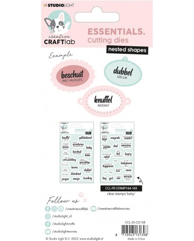 Troquel Studio Light Nr. 158, Nested Shapes Oval