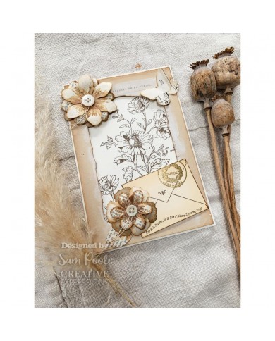 Troquel Creative Expressions Craft Dies By Sam Poole Shabby Basics- Layered Ripped Papers