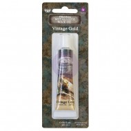 Ceras al agua Vintage Gold Finnabair Art Alchemy Metallique Wax .68 Fluid Ounce