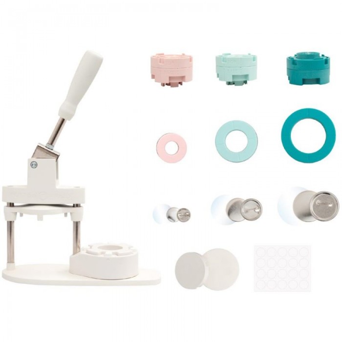Button Press Bundle We R Memory Keepers incluye 3 tamaños de Pins