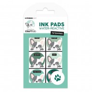 Kit de 6 tintas Studio Light Water-Reactive Nr. 28, Turquoises