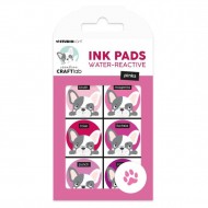Kit de 6 tintas Studio Light Water-Reactive Nr. 29, Pinks