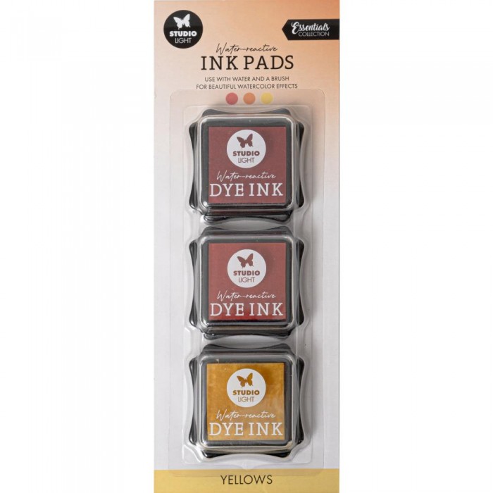 Tintas Nr. 14, Yellows Studio Light Water-Reactive Ink Pads 3/Pkg