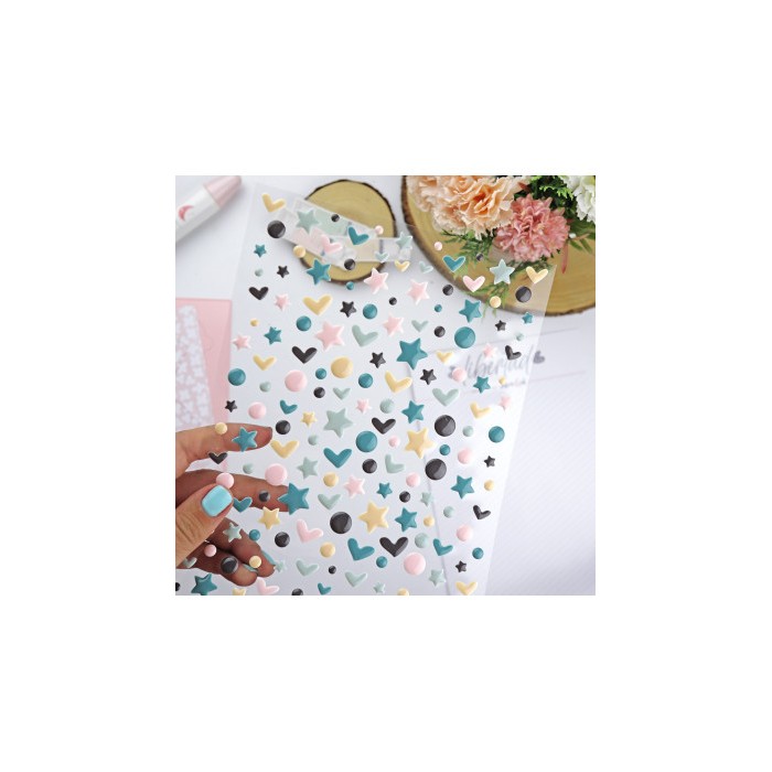 Maxi set enamel dots Colores Fríos Aluacid