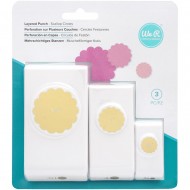Perforadora Set x 3 manual de circulos feston WR - NESTING - CIRCLE (3 PIECE)661442