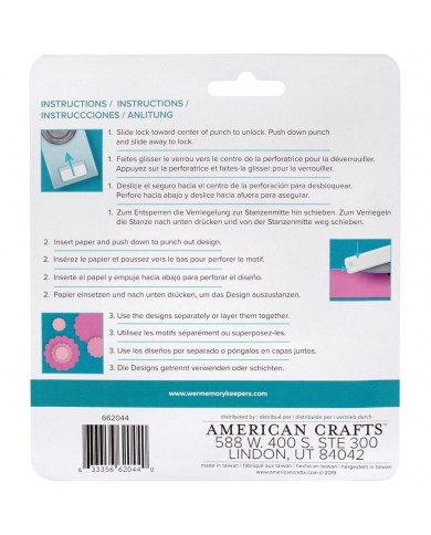 Perforadora Set x 3 manual de circulos feston WR - NESTING - CIRCLE (3 PIECE)661442