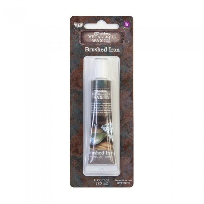 Ceras al agua Brushed Iron Finnabair Art Alchemy Metallique Wax .68 Fluid Ounce