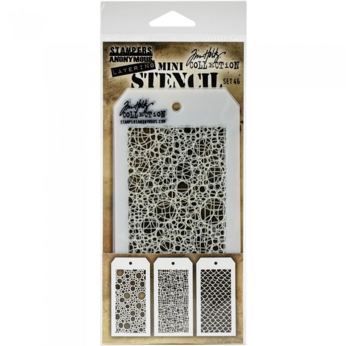 Kit Mini Stencil By Tim Holtz - Set46