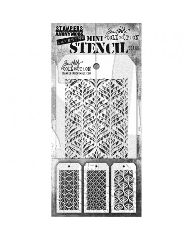 Kit Mini Stencil By Tim Holtz - Set60