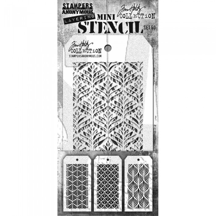 Kit Mini Stencil By Tim Holtz - Set60