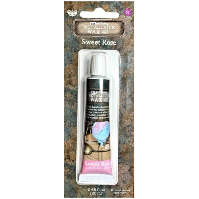 Ceras al agua Sweet Rose Finnabair Art Alchemy Metallique Wax .68 Fluid Ounce