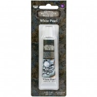 Ceras al agua White Pearl Finnabair Art Alchemy Metallique Wax .68 Fluid Ounce