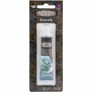 Ceras al agua Emerald Finnabair Art Alchemy Metallique Wax .68 Fluid Ounce