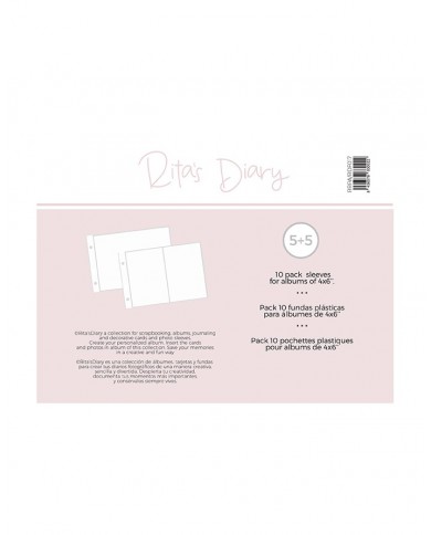 Sobre para 4x6" Mixed pocket sleeves for Rita's Diary