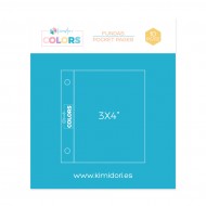Fundas Kimidori Colors 3"x4" 1 bolsillo