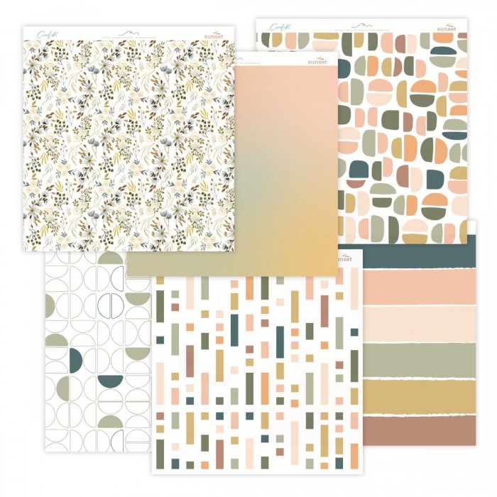 Pack Papeles 12x12 SUNSET Cocoloko