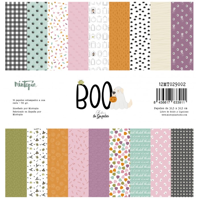 Colección de papeles Boo de Mintopía