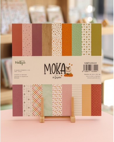 Colección de papeles Moka de Mintopía