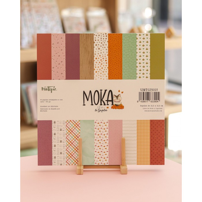 Colección de papeles Moka de Mintopía