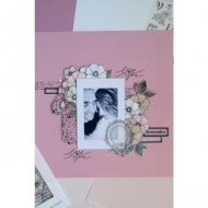Sello de madera y caucho FLOWERS AND LEAVES Florileges FF124016