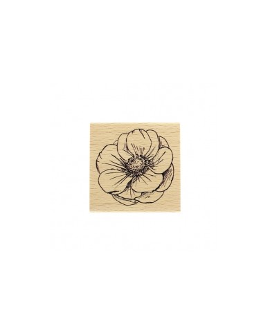 Sello de madera y caucho SKETCHED FLOWER Florileges Sello de madera y caucho SKETCHED FLOWER Florileges